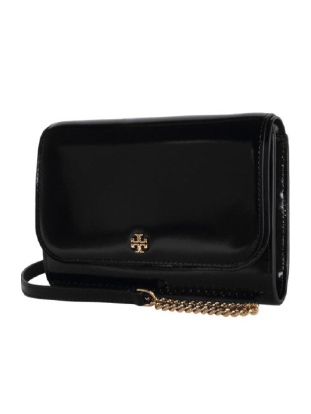 NWT TORY BURCH Emerson Patent Chain Shoulder Bag - Picture 8 of 13